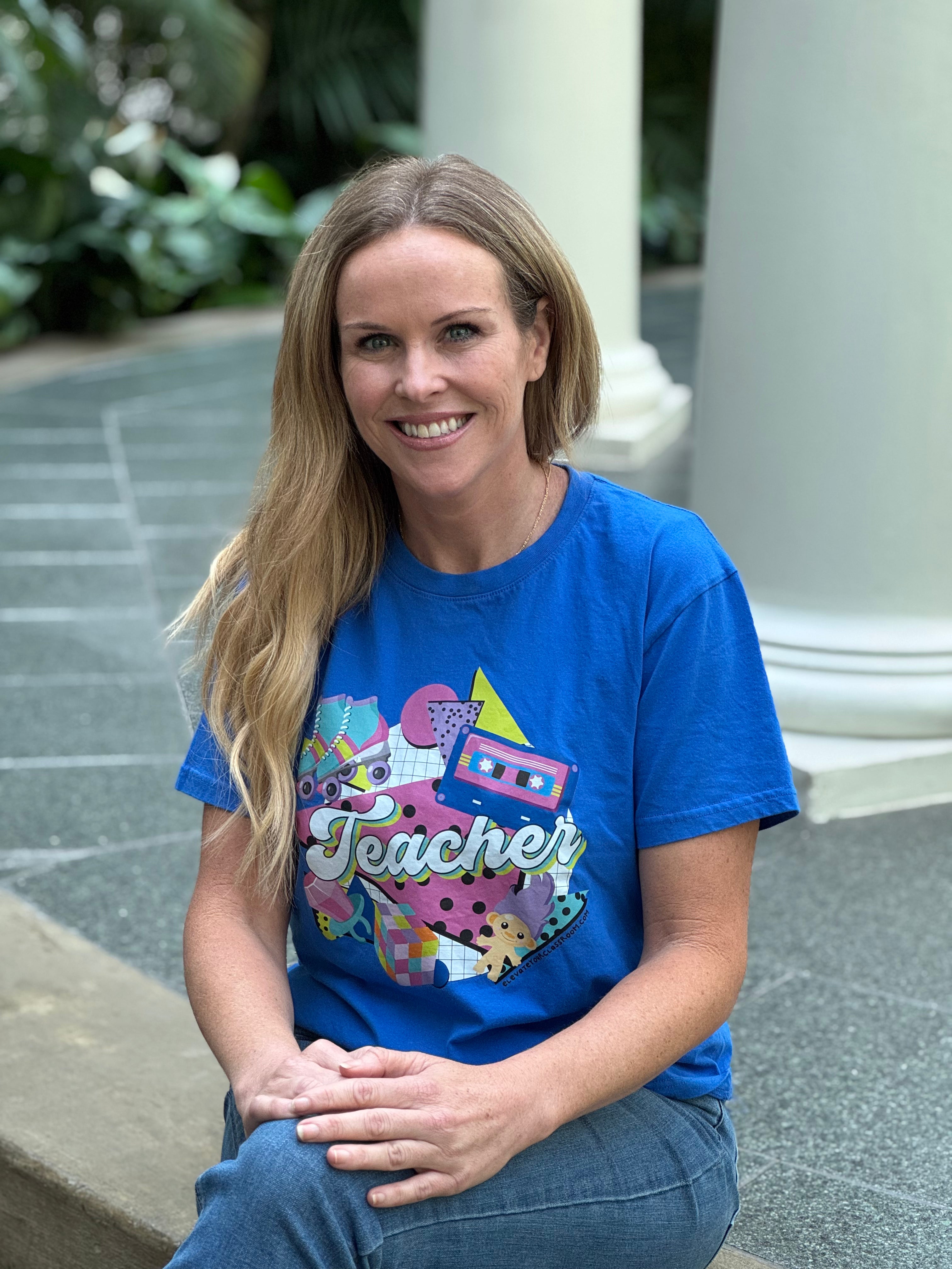 Retro Teacher T-shirt