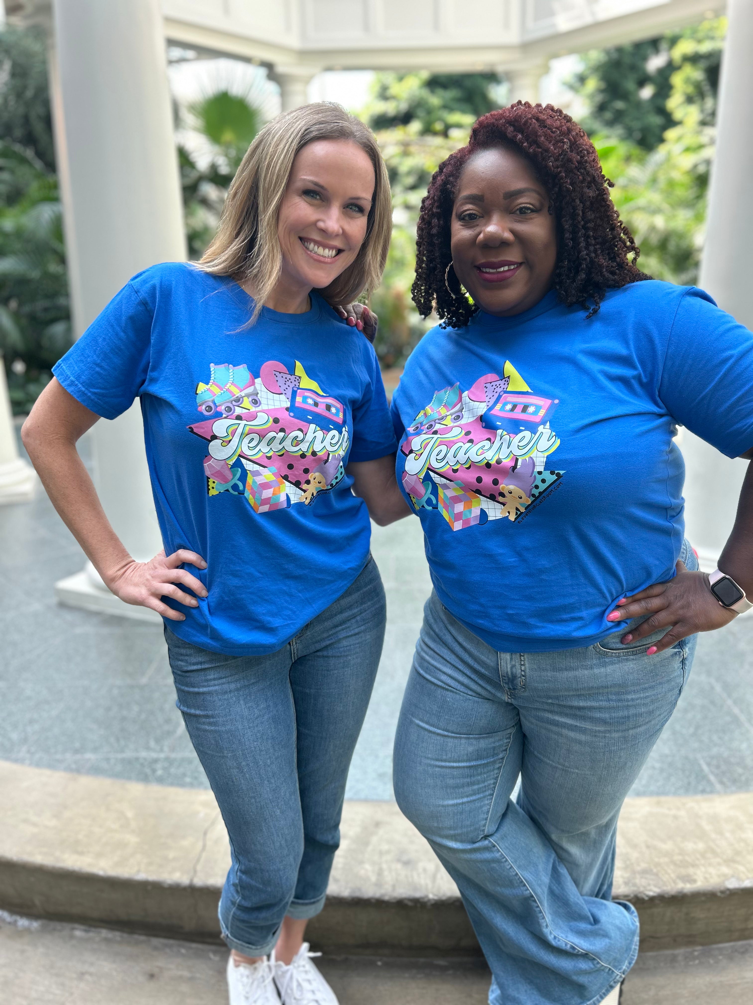 Retro Teacher T-shirt