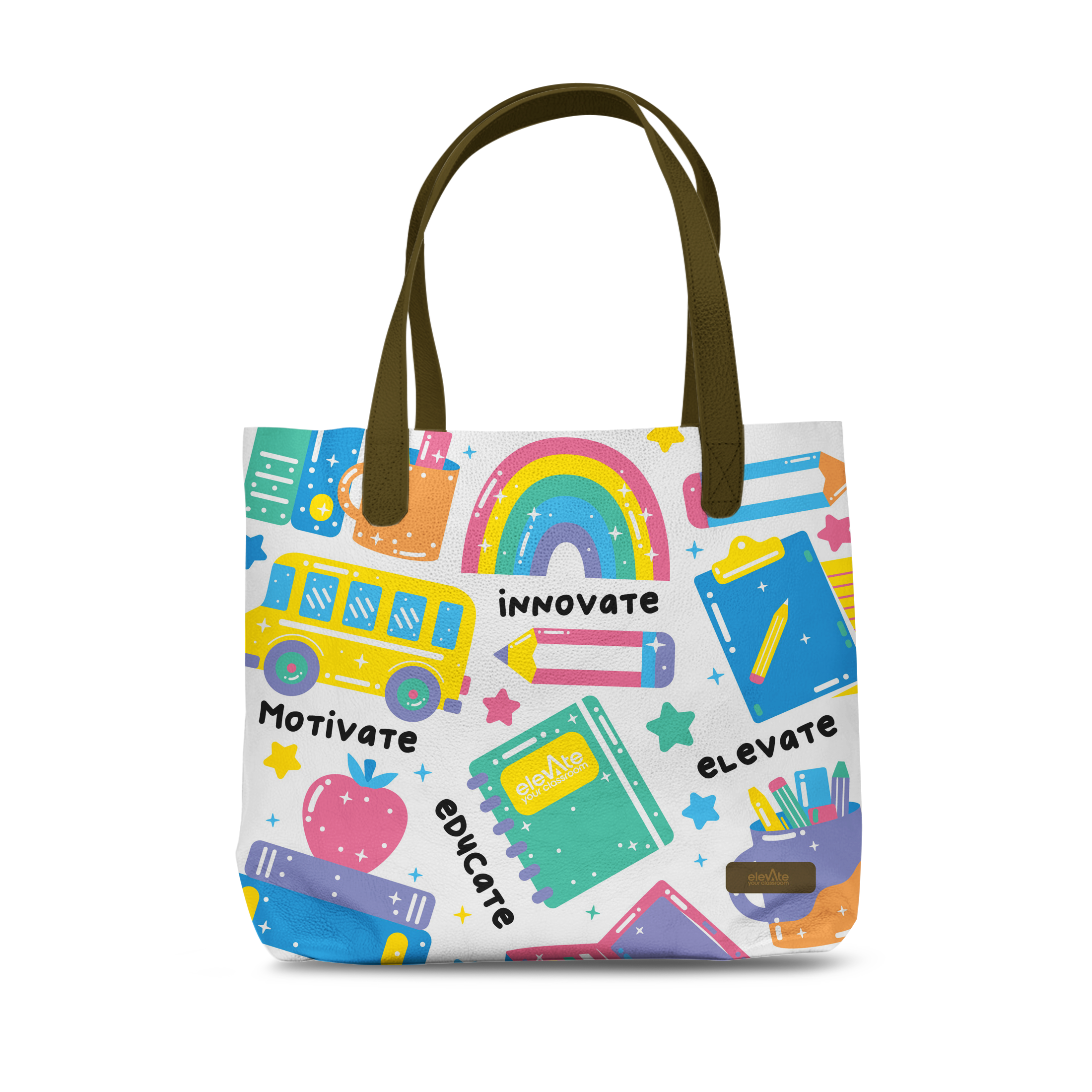 School Days Teacher Tote Bag – BERTEAU - Main Image