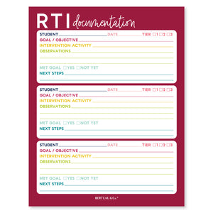 Notepad - RTI Documentation (Made of NCR Paper)