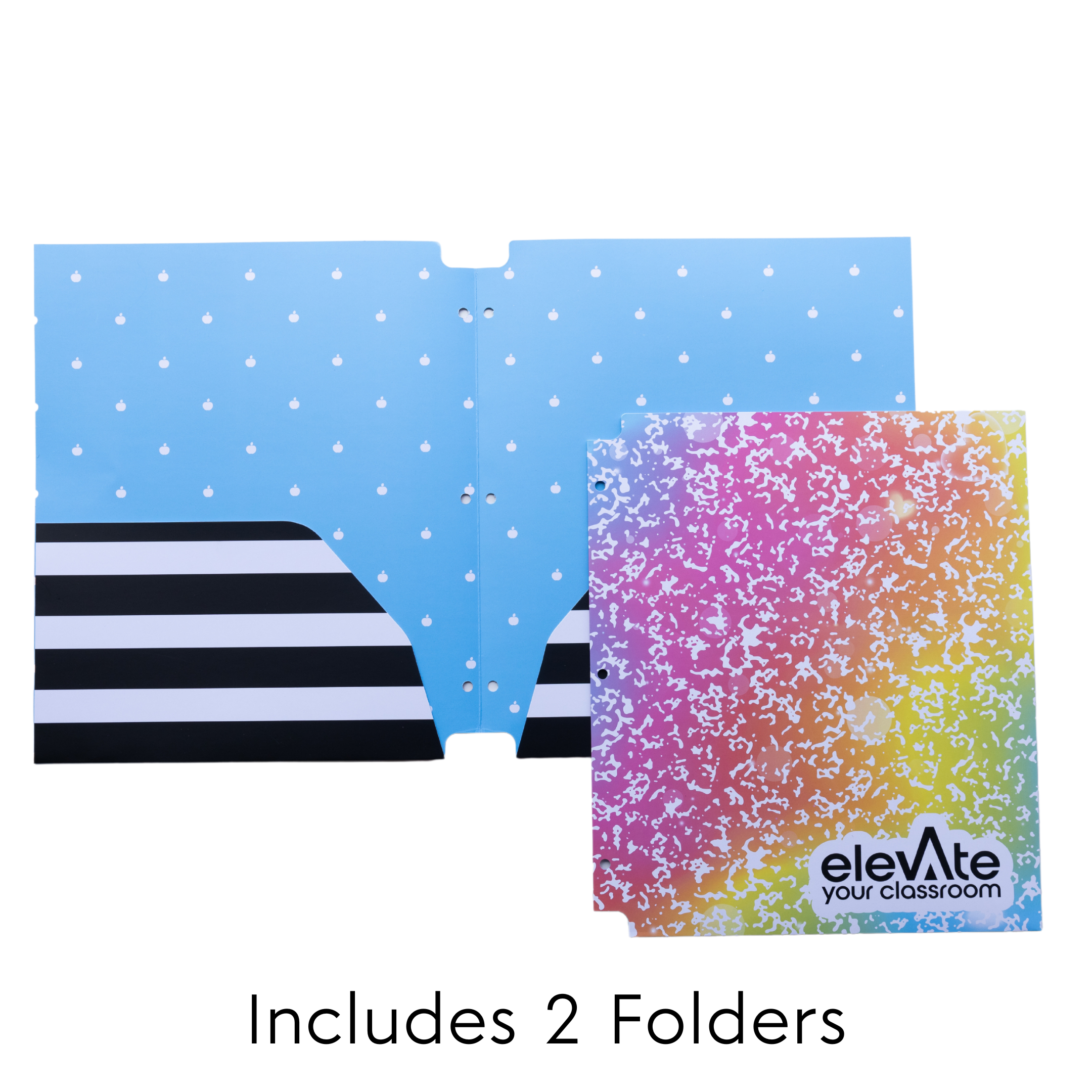 Elevate! Teacher Binder with Folders, Tabs, and Notepad 2024