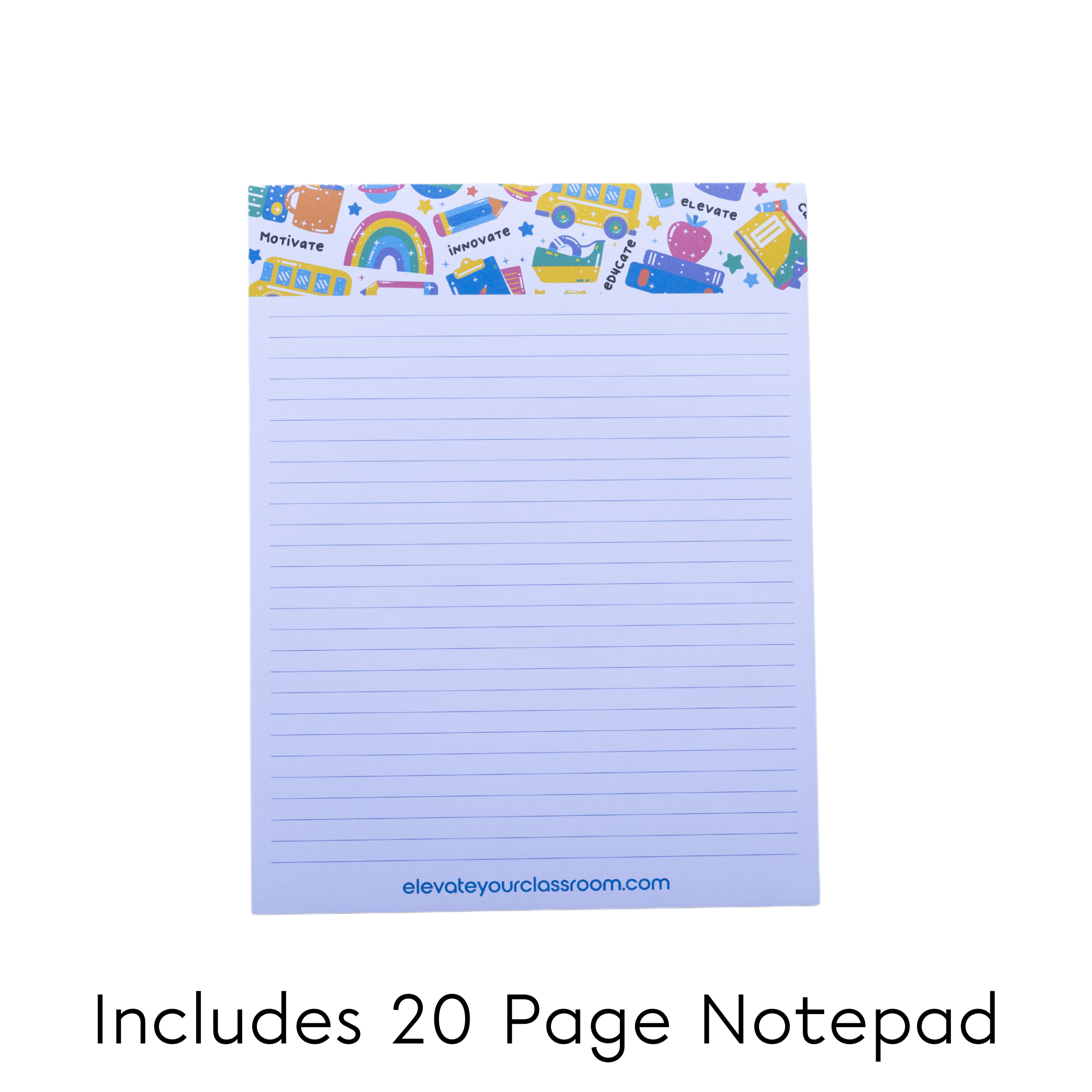 Elevate! Teacher Binder with Folders, Tabs, and Notepad 2024