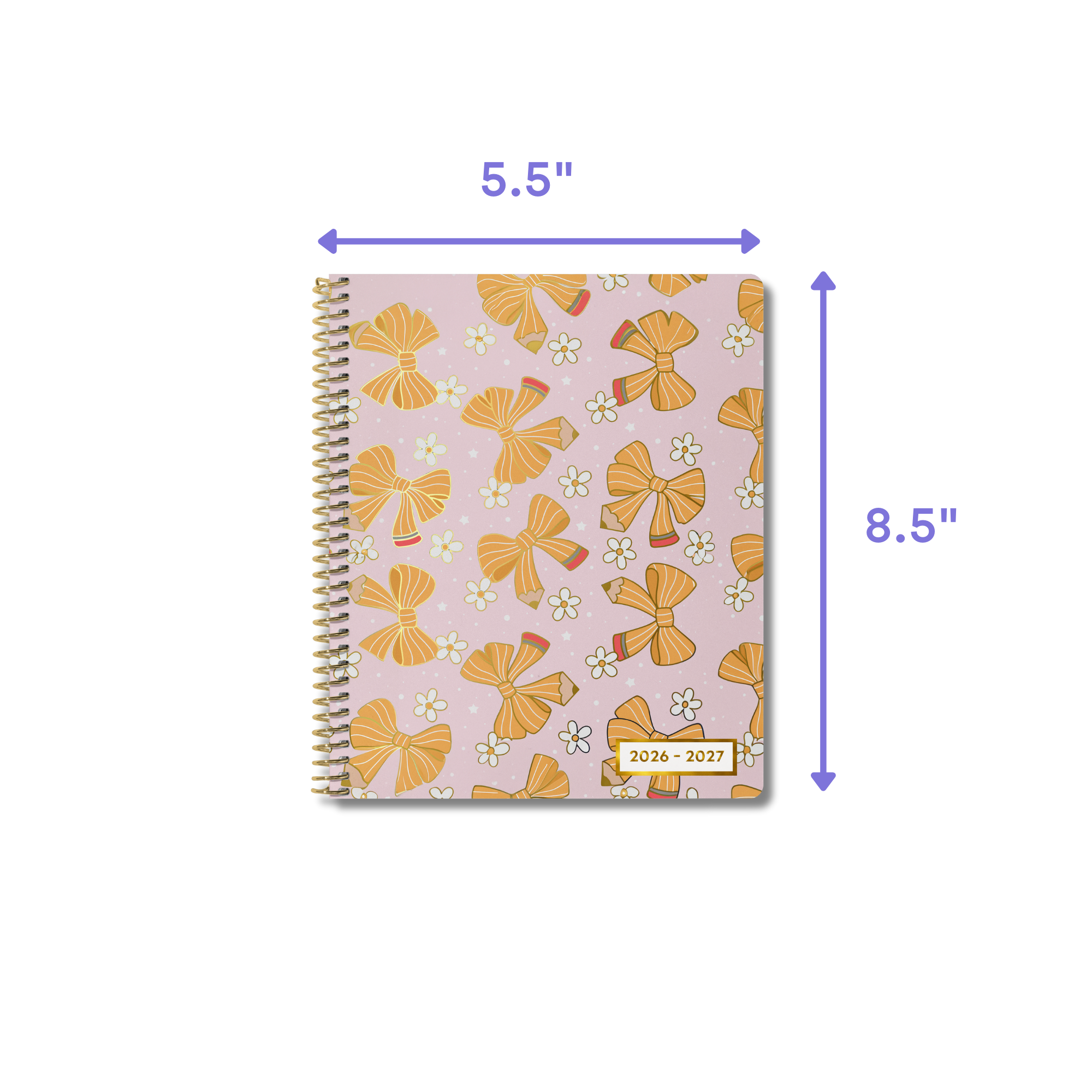 Pencil Bows - Small Weekly Everyone™ Planner (2026-2027)