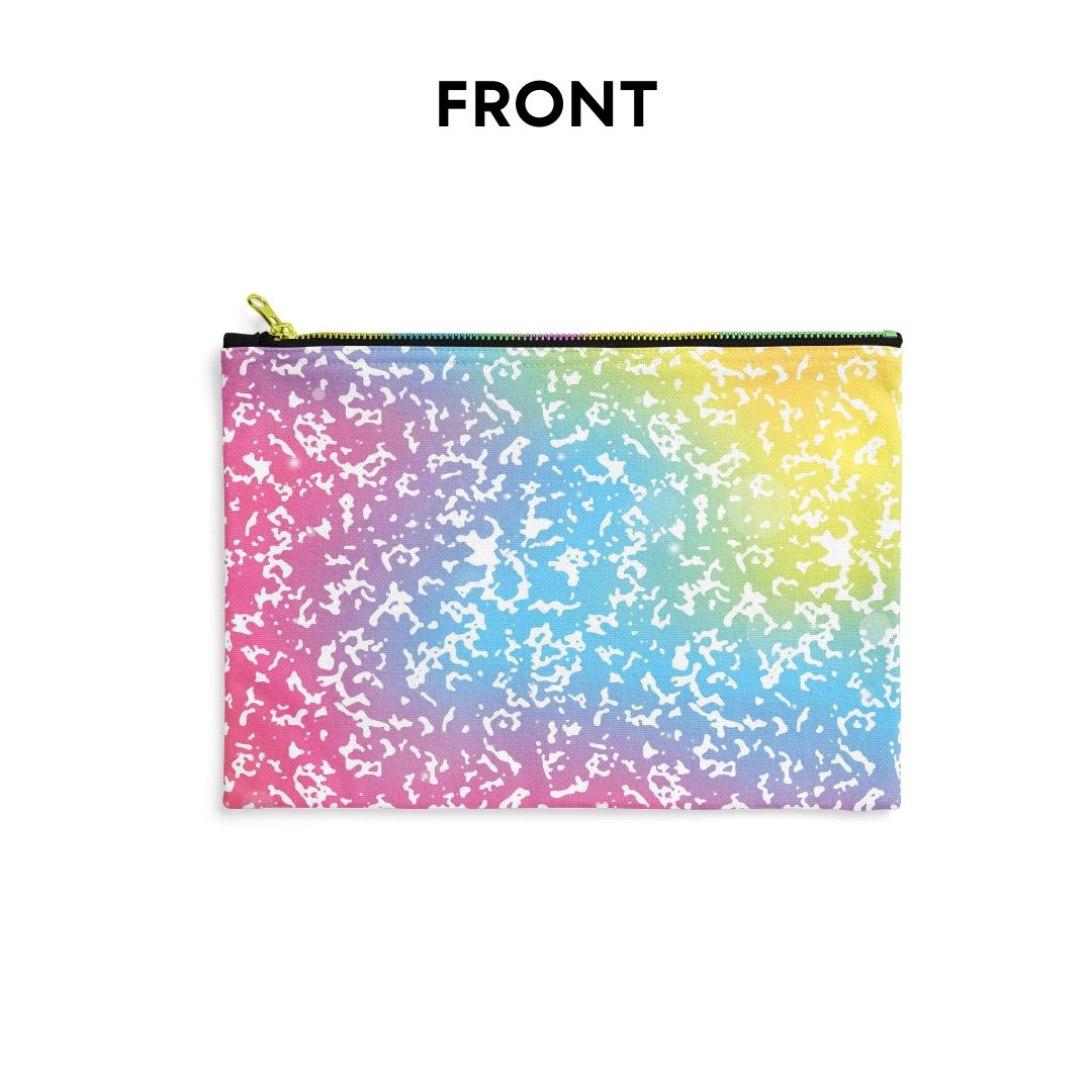 Rainbow Teacher Zipper Pouch