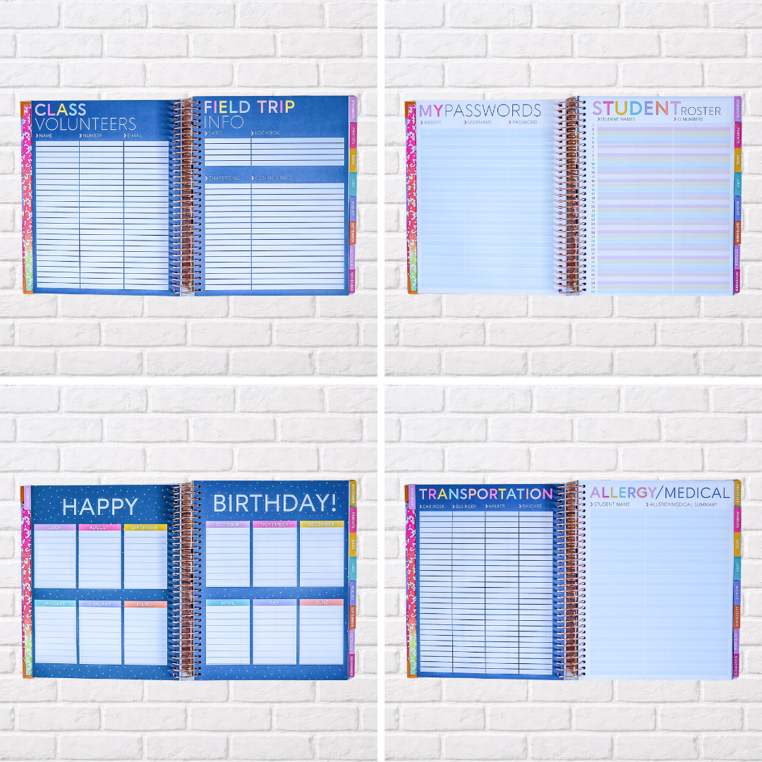 Gerry Brooks - LARGE Teacher Planner (2026-2027)