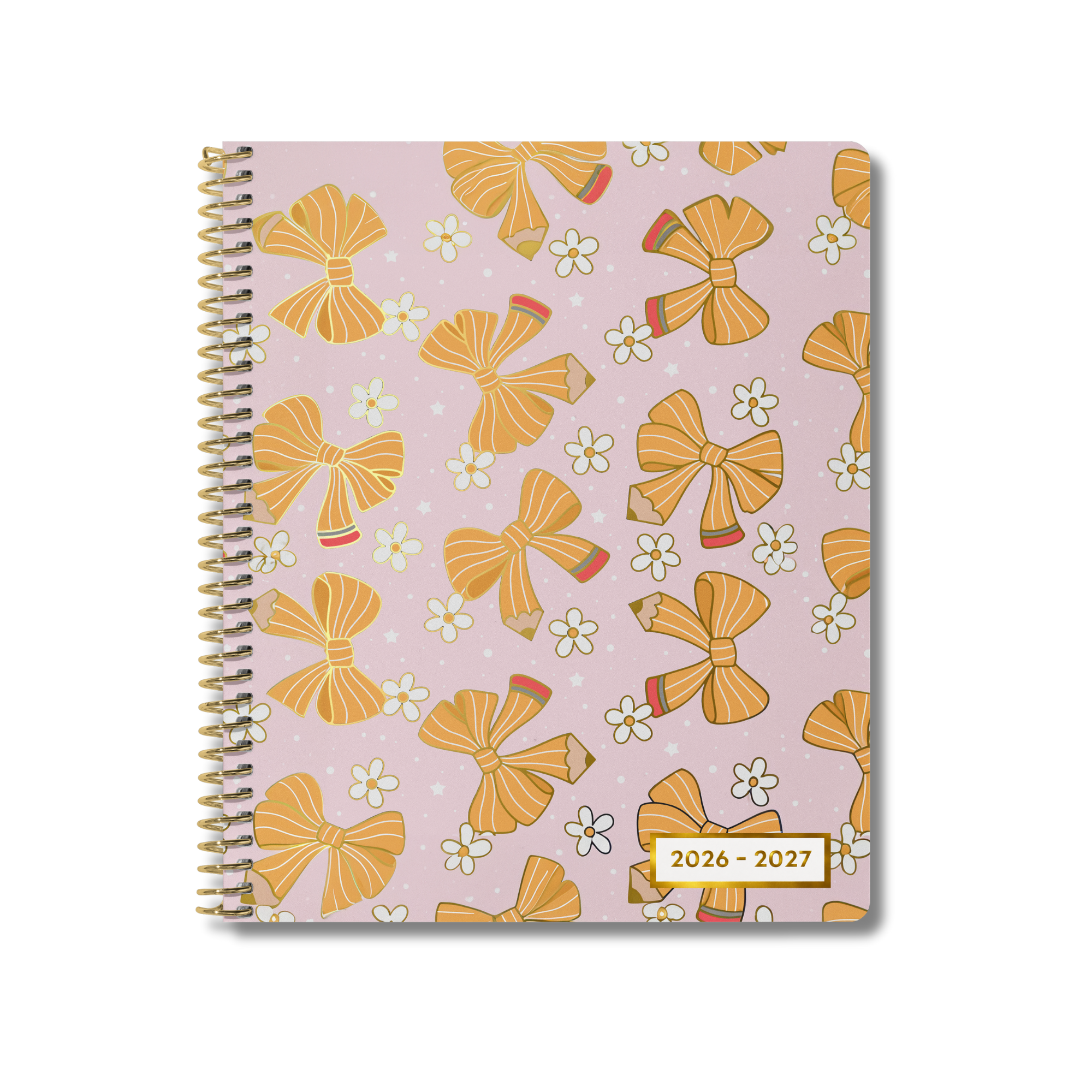 Pencil Bows -  Large Weekly Everyone™ Planner (2026-2027)