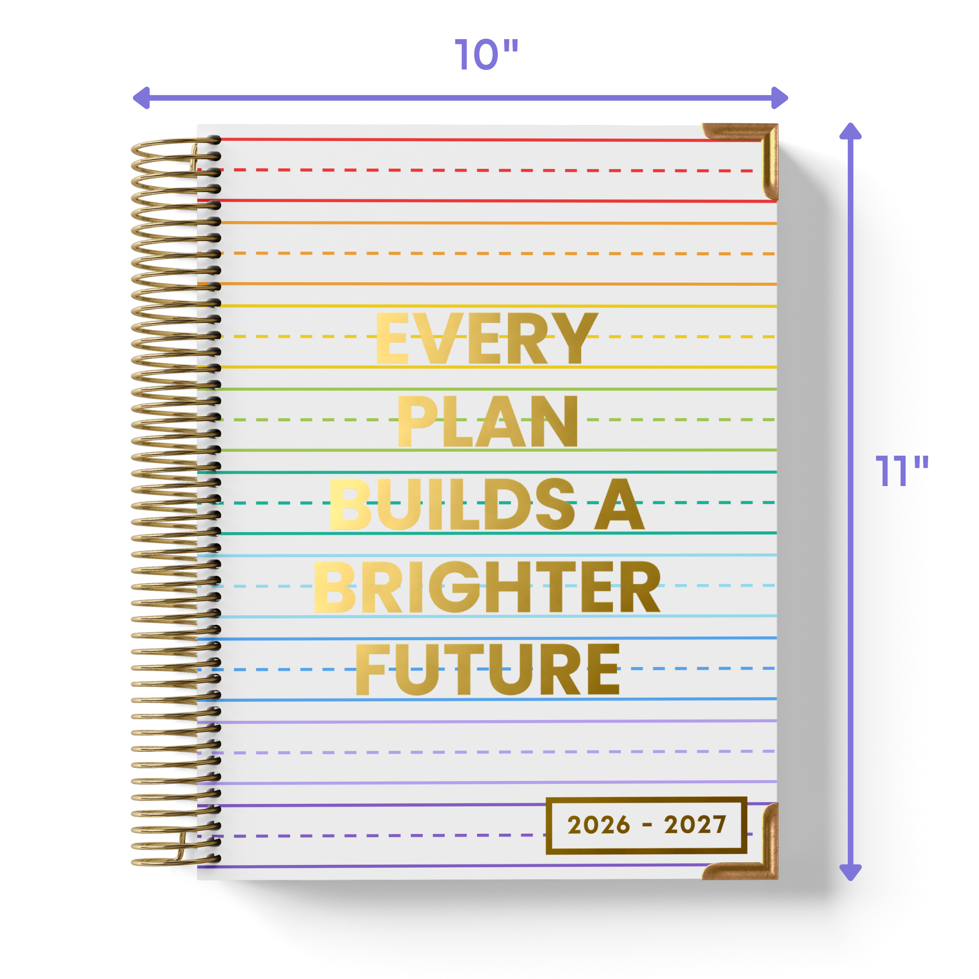 Line by Line - Large Teacher Planner (2026-2027)