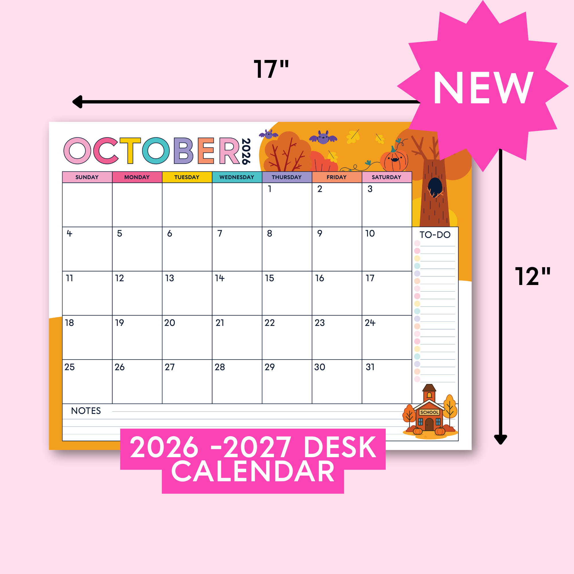 Desk Calendar (2026-2027)