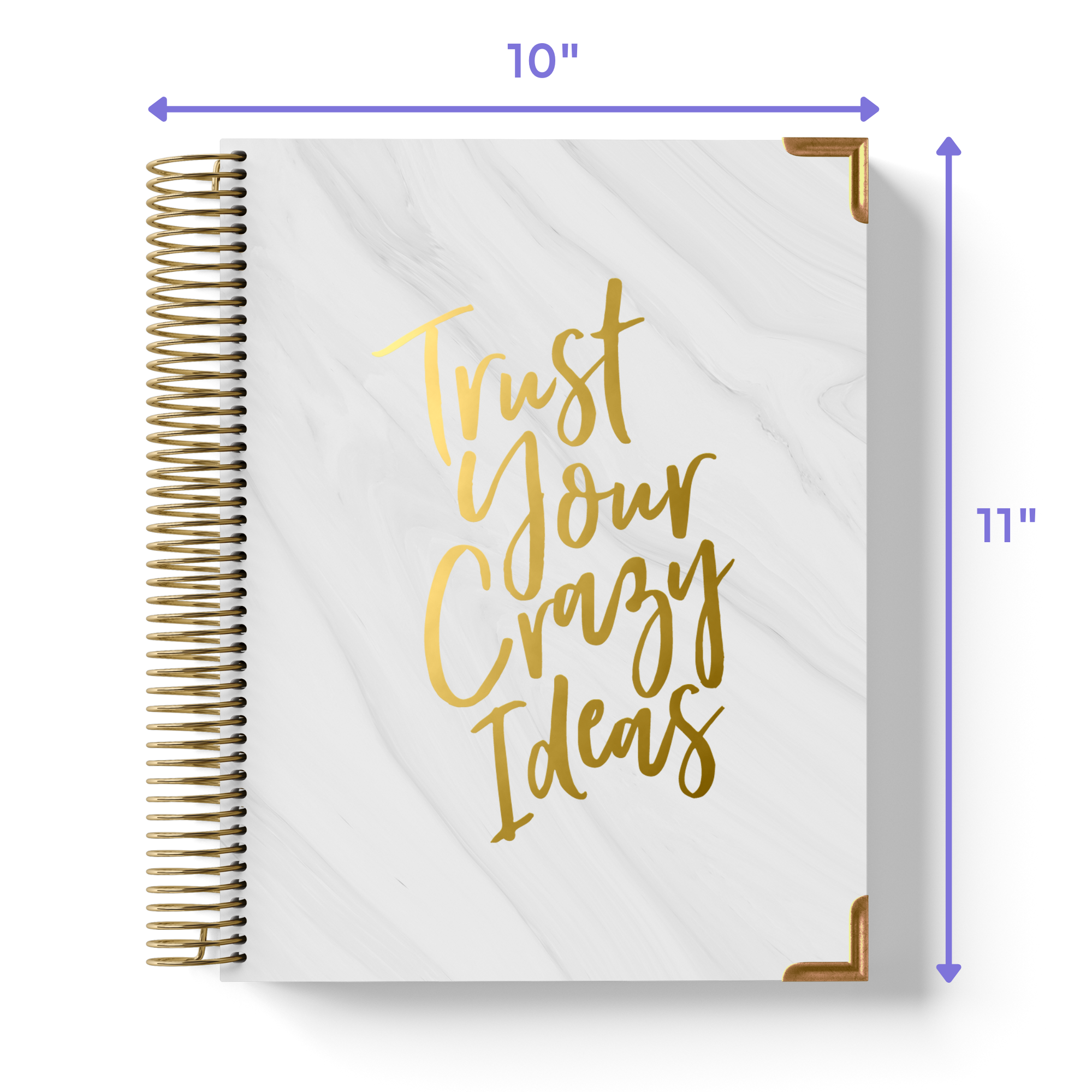 Trust Your Crazy Ideas - Large Teacher Planner (2026-2027)