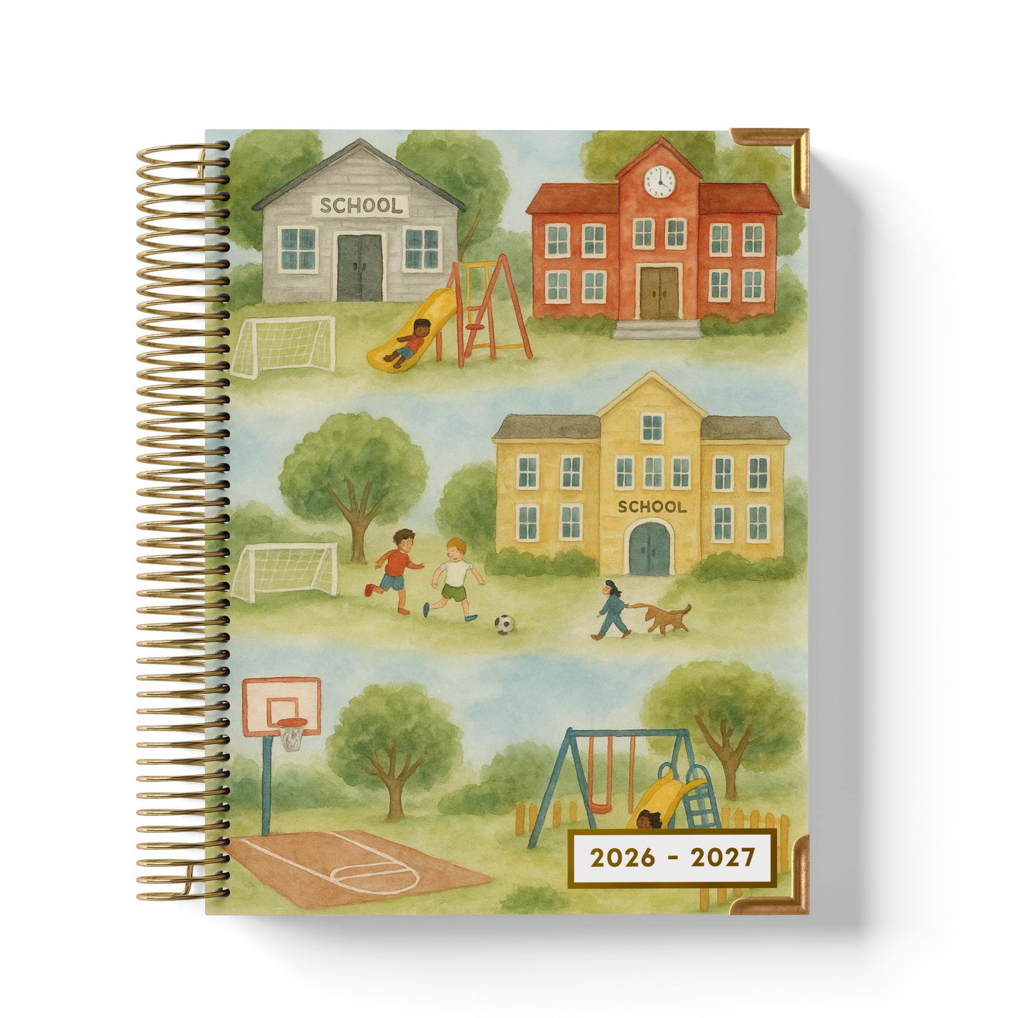 A Day at School - Large Teacher Planner (2026-2027)