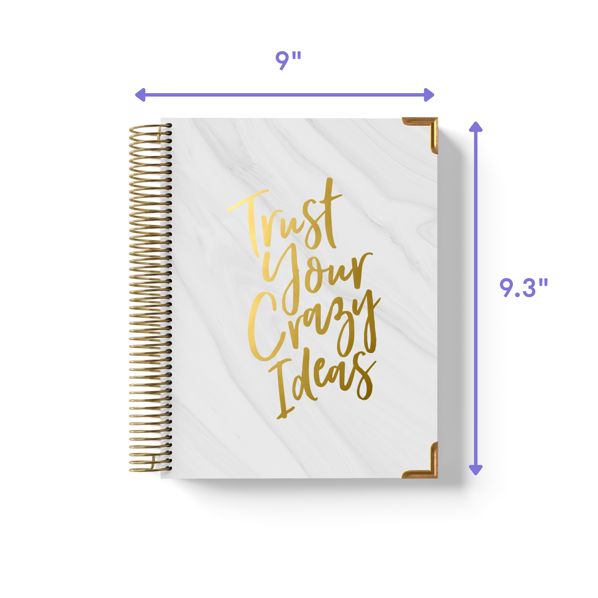 Trust Your Crazy Ideas - Small Teacher Planner (2026-2027)