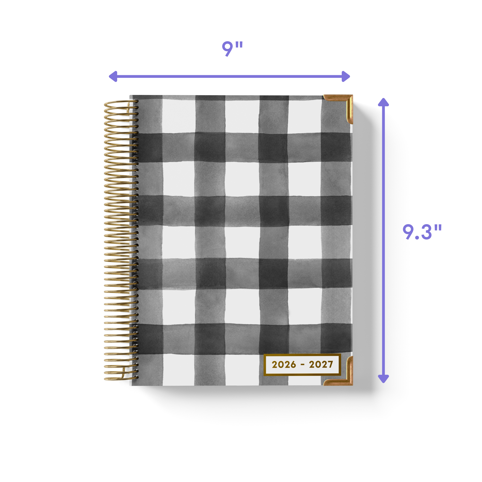 Buffalo Check - Small Teacher Planner (2026-2027)