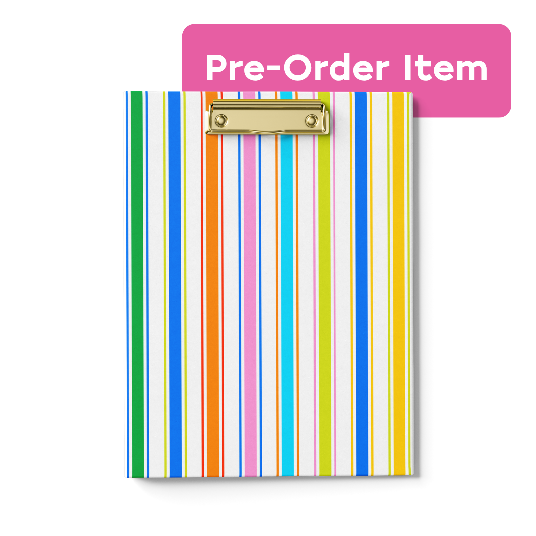 (Pre-Order) Clipfolio - Gimme Multicolor Stripes - 2025 Edition