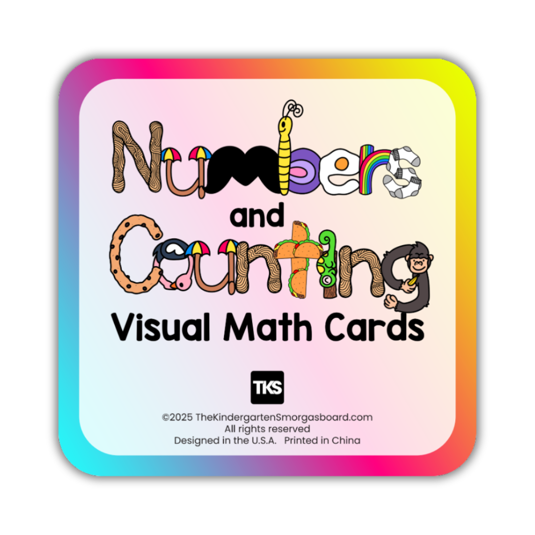 NUMBERS and Counting Visual Math Cards Set – BERTEAU & Co.