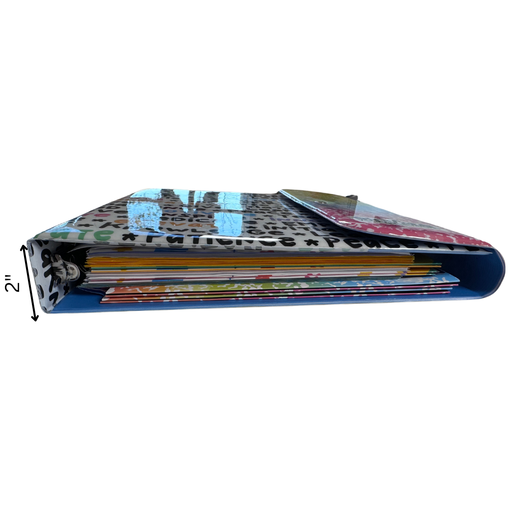 Elevate! Teacher Binder with Folders, Tabs, and Notepad 2024