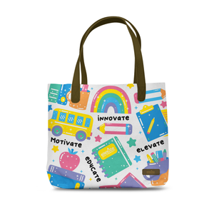 School Days Teacher Tote Bag