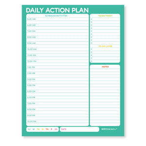 Notepad - Daily Action Plan