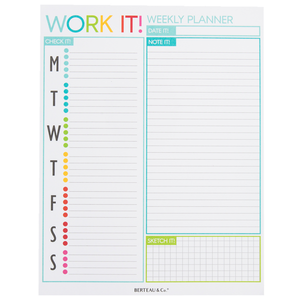 Notepad - Work It! (Weekly Notepad)